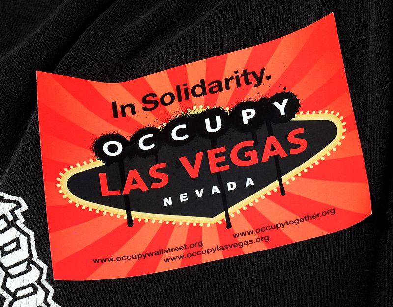 Las Vegas es otra de las ciudades donde los 'indignados' han salido a la calle