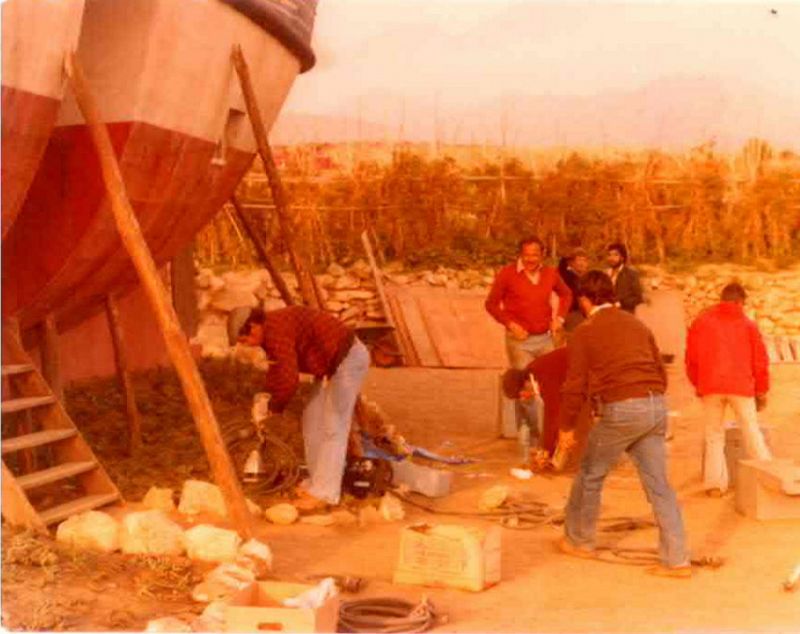 Verano azul: Preparando el rodaje en el exterior de 'La Dorada'