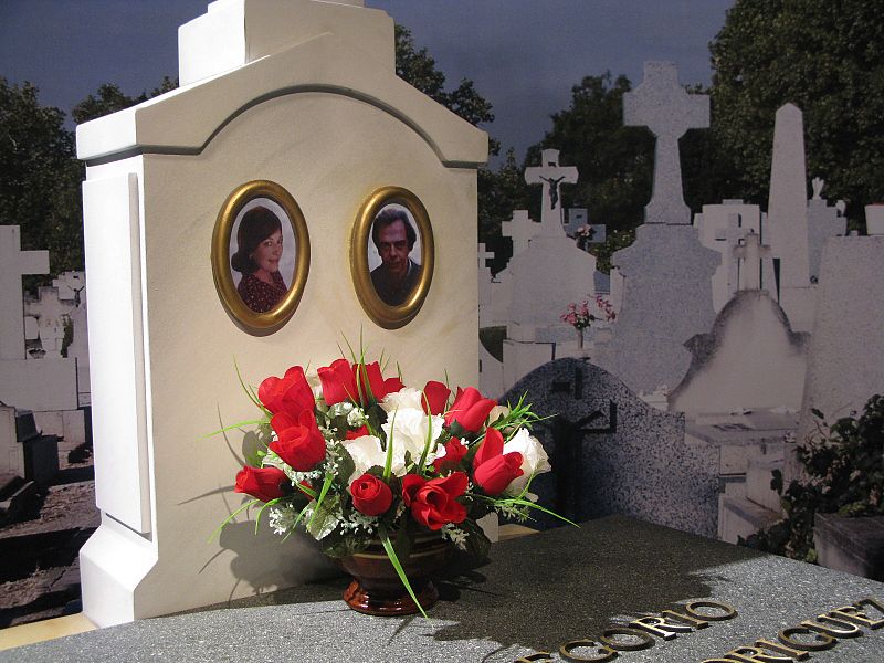 Recreación de la tumba de Carmen Maura en 'Volver'