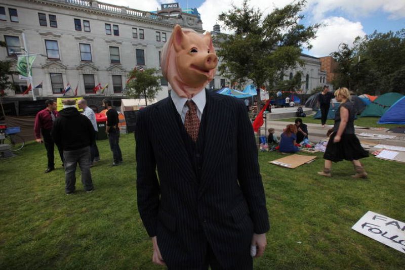 CIENTOS DE "INDIGNADOS" EN NUEVA ZELANDA