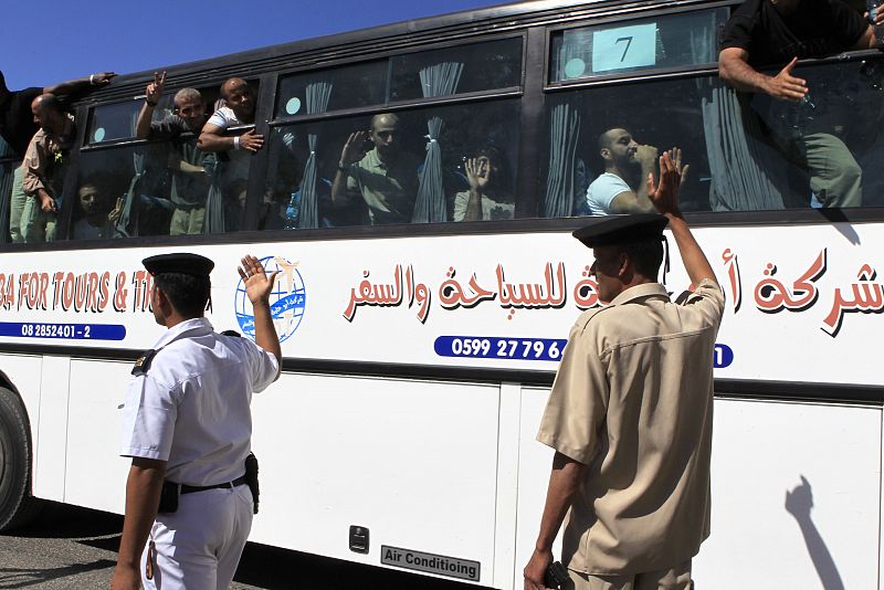 293 presos han llegado a Gaza por mediación de Egipto