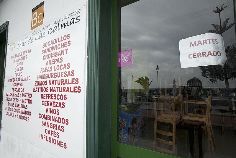 Un restaurante, cerrado tras el desalojo