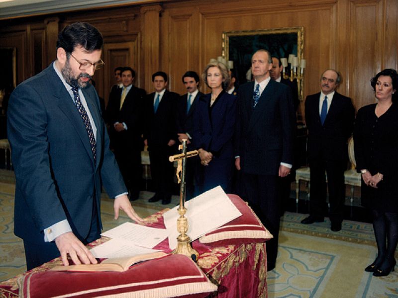 Rajoy fue nombrado ministro de Administraciones Públicas en 1996