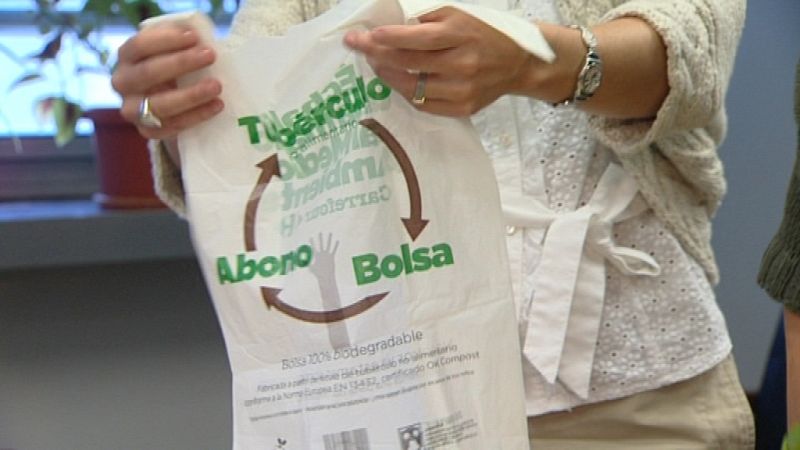 Las bolsas biodegradables deberan gestionarse como residuos orgánicos