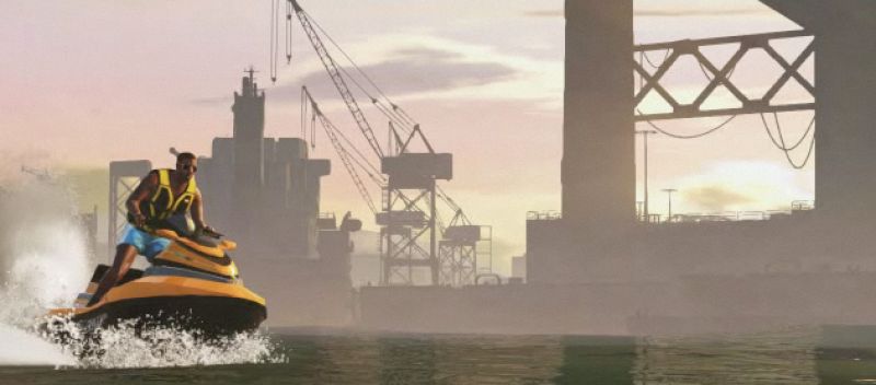 Los comienzos del trailer no son lo que parecen. De una ciudad idílica, Los Santos se convierte en un escenario caótico donde se desarrolla la quinta entrega del popular videojuego, 'GTA V'.