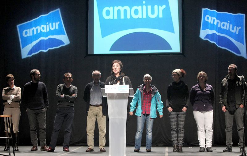 La candidata al Congreso por Amaiur, Maite Ariztegi