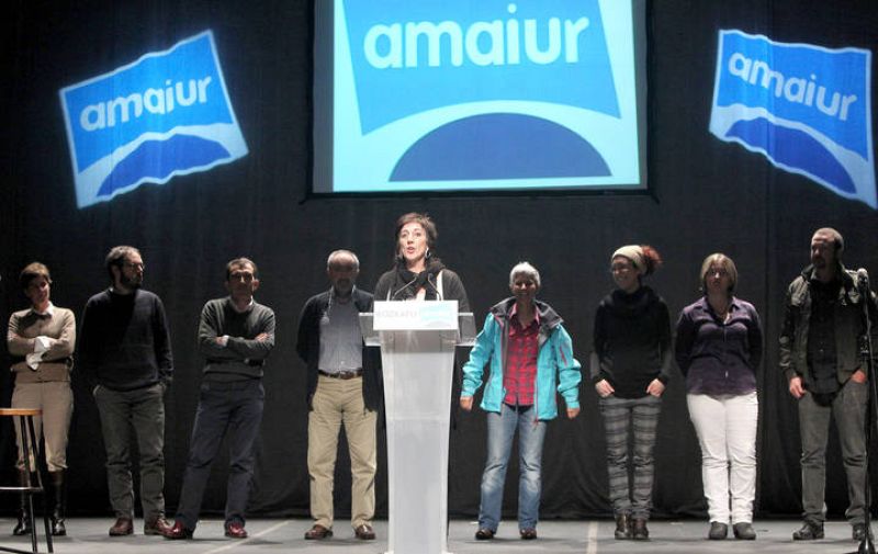 La candidata al Congreso por Amaiur, Maite Ariztegi