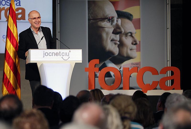 JOSEP ANTONI DURAN I LLEIDA EN ACTO EN BARCELONA
