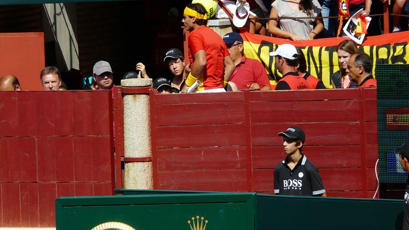 El 'Niño de Manacor', a punto de salir del burladero