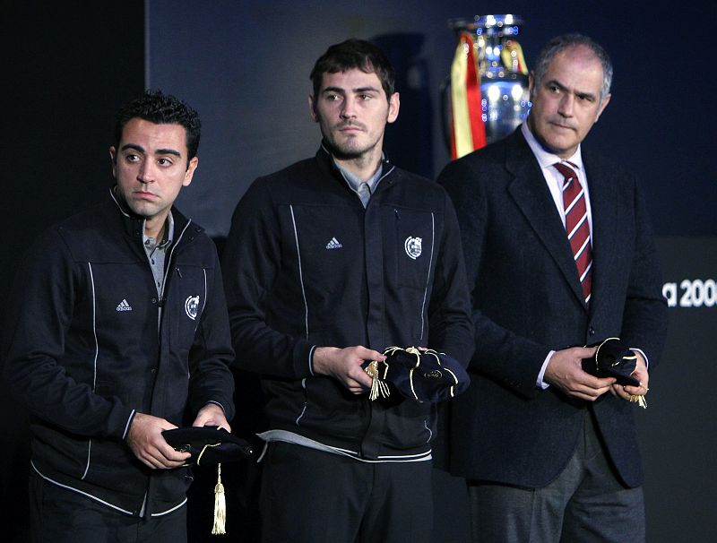 Zubizarreta, Iker Casillas y Xavi
