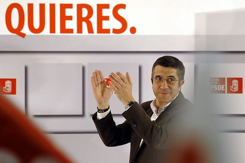 PATXI LÓPEZ EN ACTO ELECTORAL EN VALLADOLID