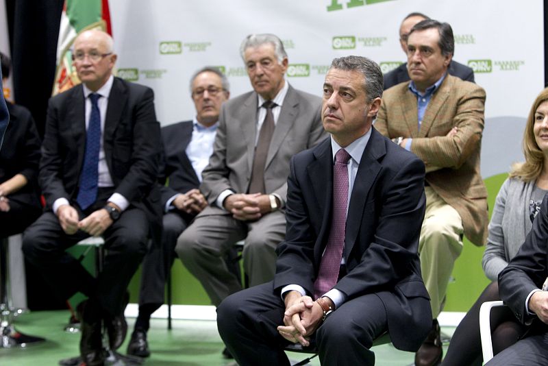 Urkullu en un acto en defensa de la foralidad