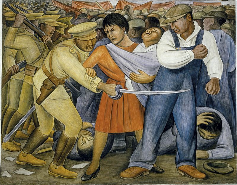 CINCO PROVOCADORES MURALES PORTÁTILES DEL MEXICANO DIEGO RIVERA EN EL MOMA