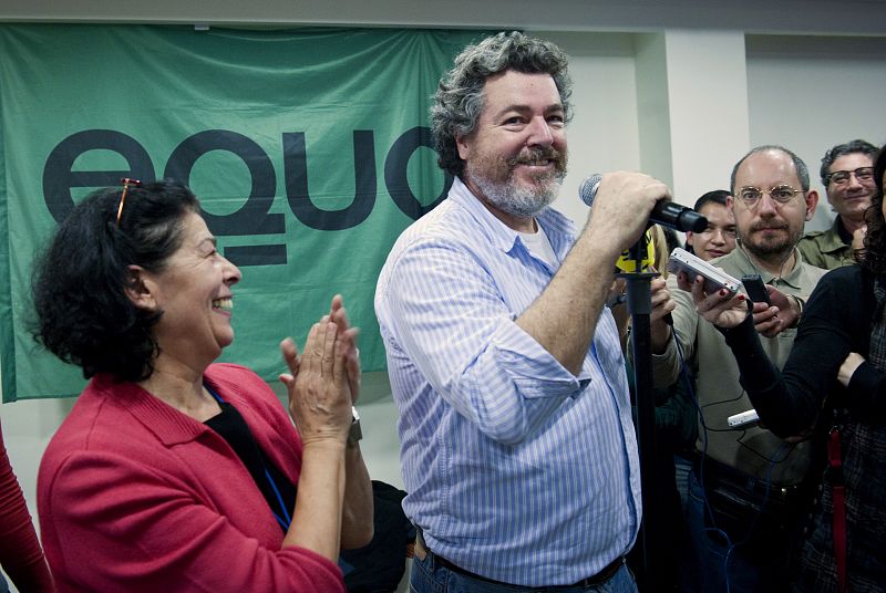 El exdirector de Greenpeace España, Juan López de Uralde, reconoce que le hubiera gustado que Equo hubiera conseguido un mejor resultado.