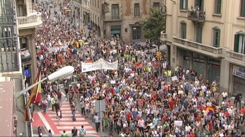 Manifestación de indignados