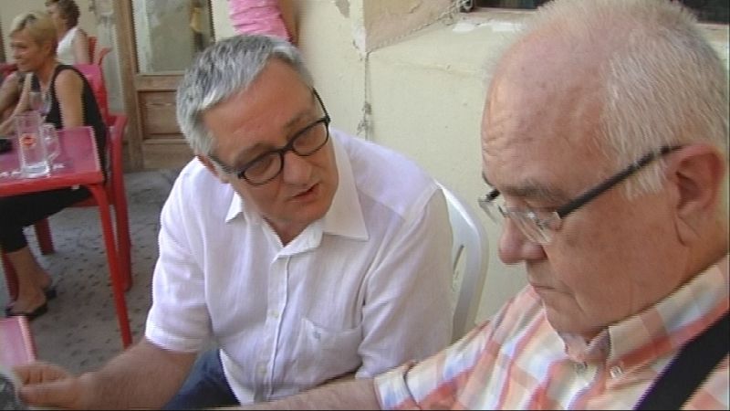 Ángel y Ramón en Alcañiz