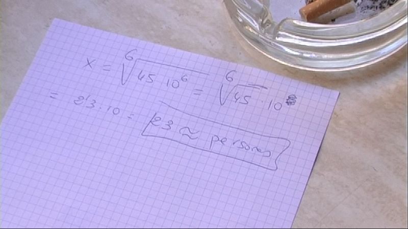 Datos matemáticos sobre los seis grados de separación