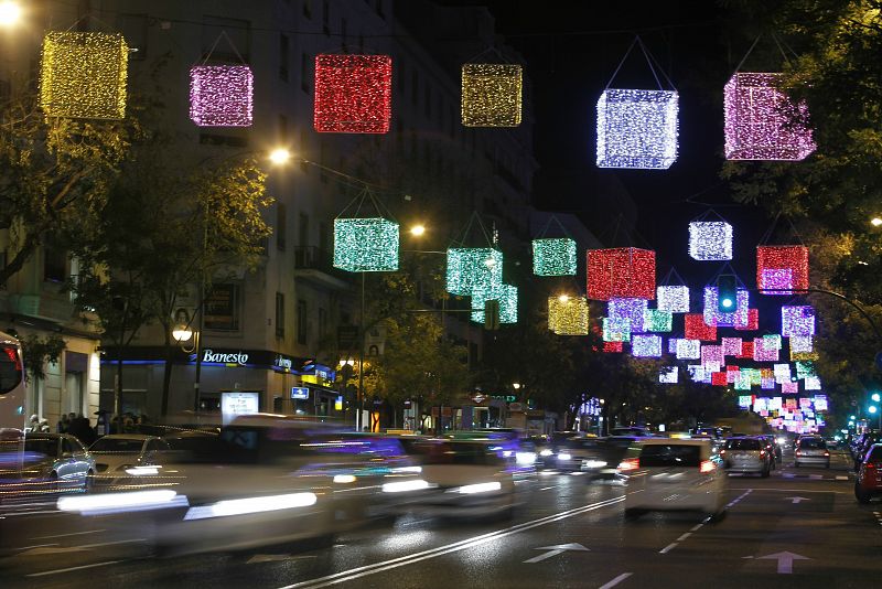 La calle Goya de Madrid estrena luces de Purificación García