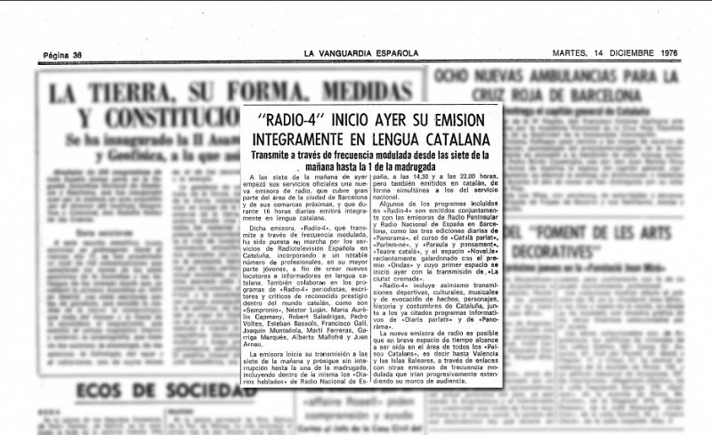 La Vanguardia 14/12/76