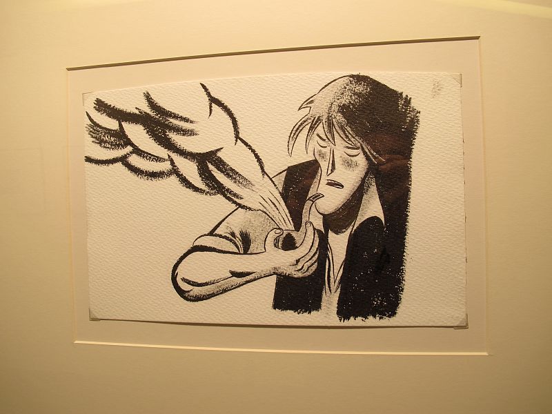 Original de Carla Berrocal en la exposición 'Caminos desnudos' en Casa de América