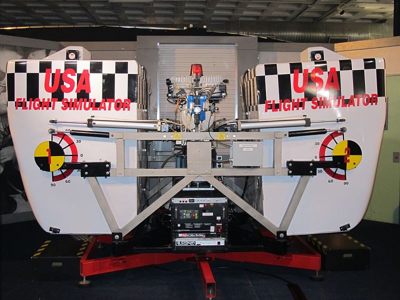 La centrifugadora que simula la gravedad de los viajes espaciales y en la que se pueden montar todos los visitantes