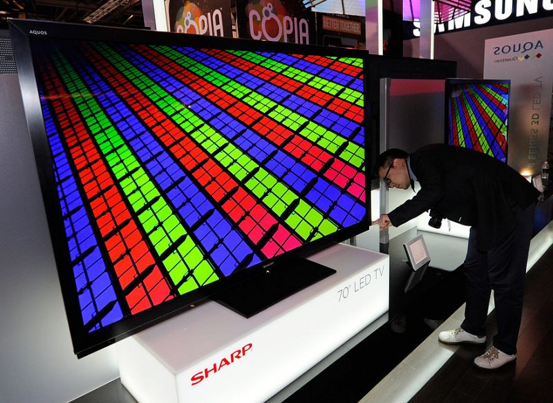 Sharp Electronics ha presentado un televisor LED de 70 pulgadas