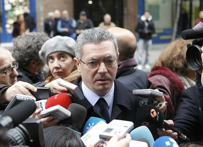 El ministro de Justicia, Alberto Ruiz-Gallardón