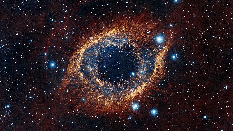 La imagen de la Nebulosa de la Hélice, tomada por el Telescopio VISTA