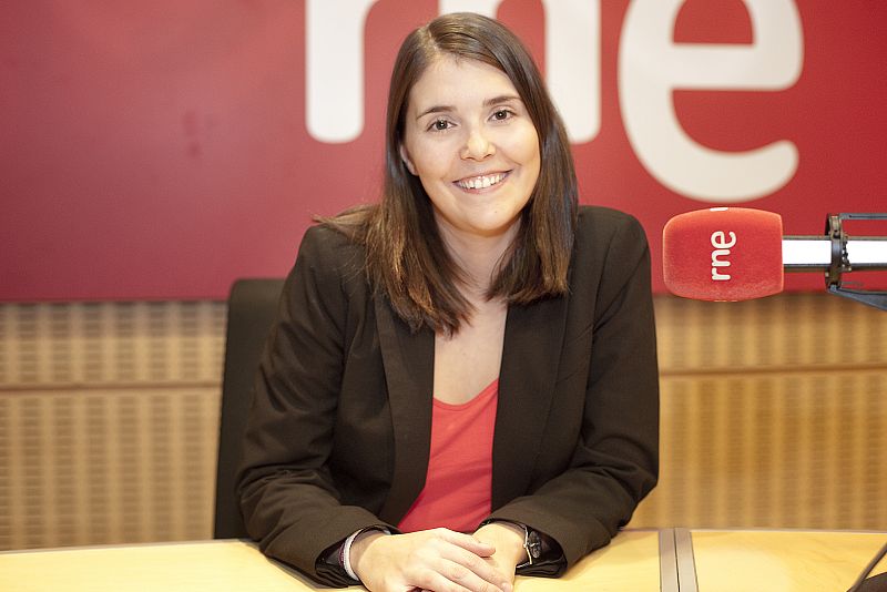 Helena Burgos, redactora del informativo matinal.