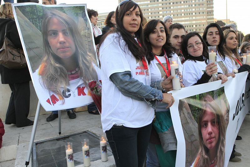 QUINENTAS PERSONAS PIDEN EN MADRID JUSTICIA PARA MARTA DEL CASTILLO