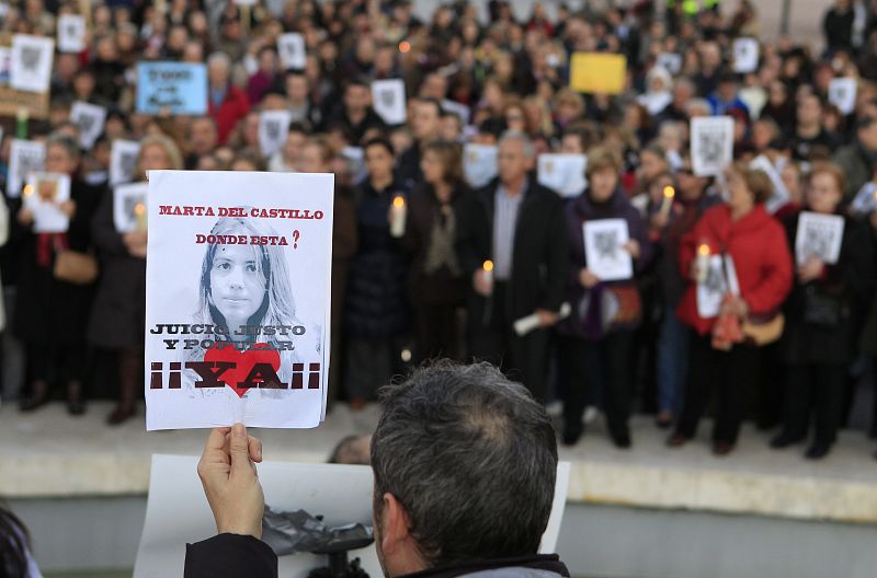 QUINIENTAS PERSONAS PIDEN EN MADRID JUSTICIA PARA MARTA DEL CASTILLO