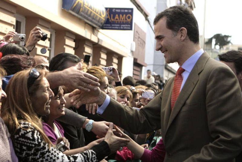LOS PRÍNCIPES DE ASTURIAS VISITAN EL HIERRO