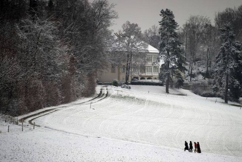  Lausana, la cuarta ciudad más poblada de Suiza, donde se espera que la sensación térmica llegue a 20 grados bajo cero. 
