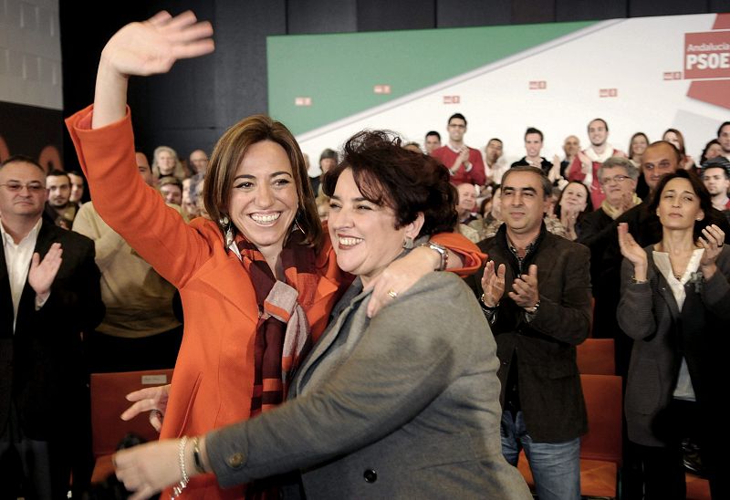 ENCUENTRO DE CARME CHACÓN CON MILITANTES