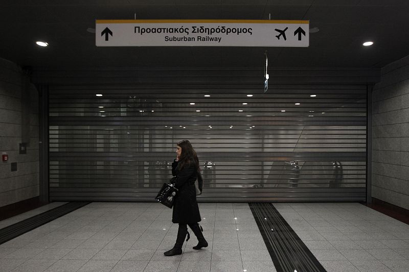 El metro de Atenas, cerrado por la huelga
