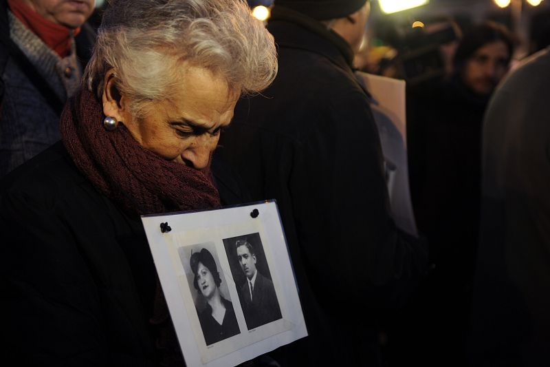 Protesta en apoyo a Garzón