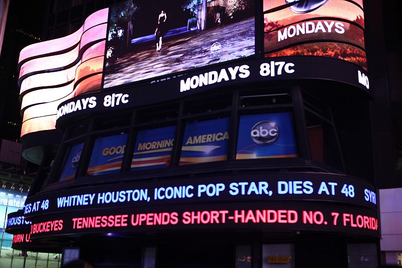 Remembering Whitney Houston In New York City