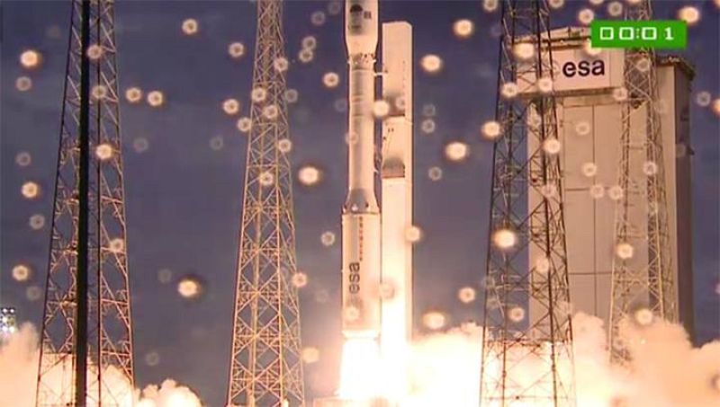 Lanzamiento inaugural del primer cohete Vega de la Agencia Espacial Europea