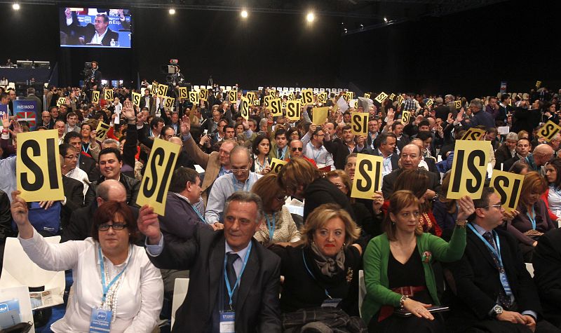 VOTACIÓN EN EL CONGRESO DEL PP