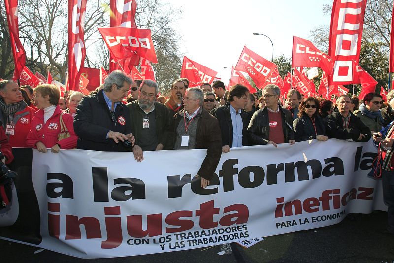 MANIFESTACION CONTRA LA REFORMA LABORAL EN MADRID