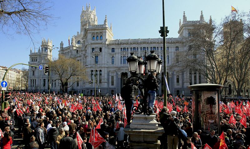 MANIFESTACION CONTRA LA REFORMA LABORAL EN MADRID