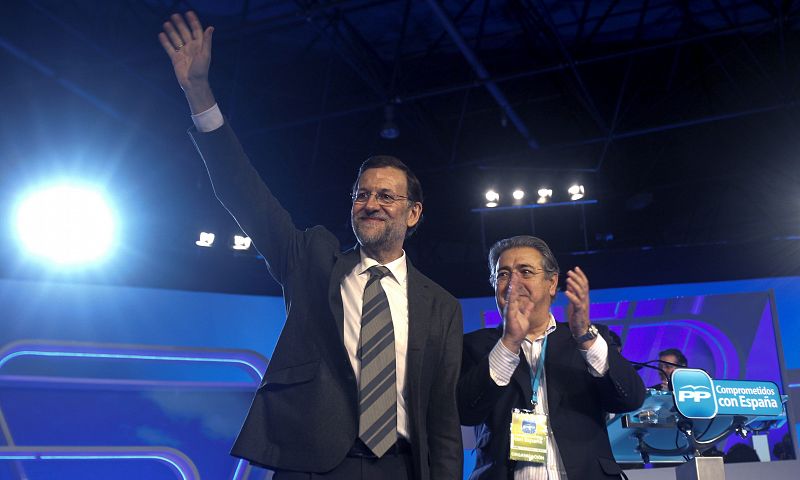 RAJOY, REELEGIDO PRESIDENTE DEL PP CON EL 97,56 POR CIENTO DE APOYO