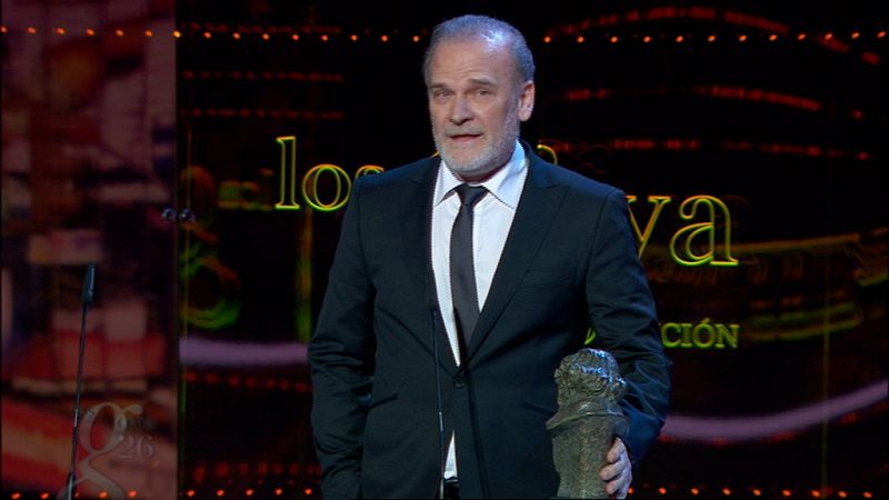 Lluís Homar ha ganado el Goya al mejor actor de reparto.