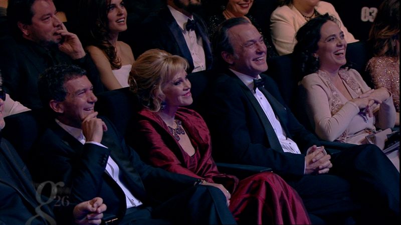 Antonio Banderas y Melanie se han sentado al lado de José Coronado.