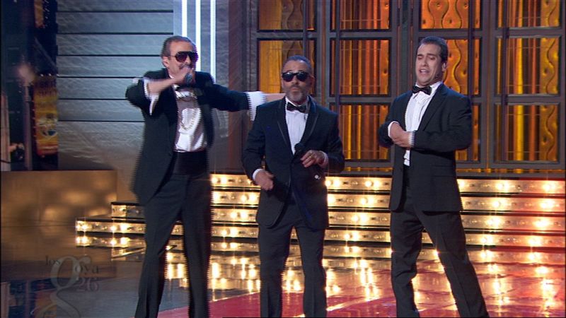 "El Langui" ha cantado un rap con actores como Juan Diego y Antonio Resines.