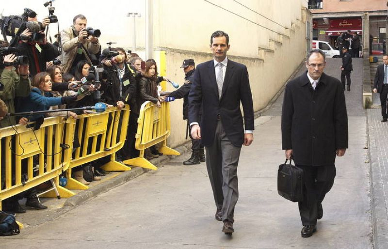 Urdangarin llega a los juzgados de Palma