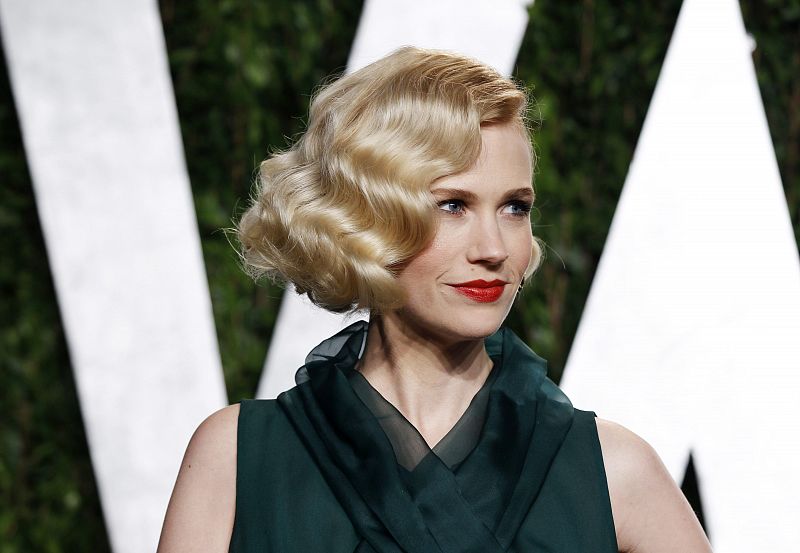 La actriz  January Jones ha asistido también a la fiesta Vanity Fair Oscar en Hollywood