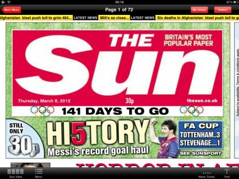 Portada The Sun