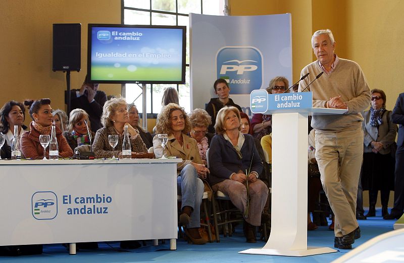 Javier Arenas, del PP - Elecciones en Andalucía 2012