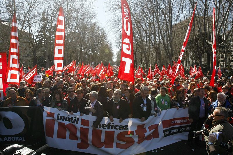 MANIFESTACIÓN EN MADRID CONTRA LA REFORMA LABORAL